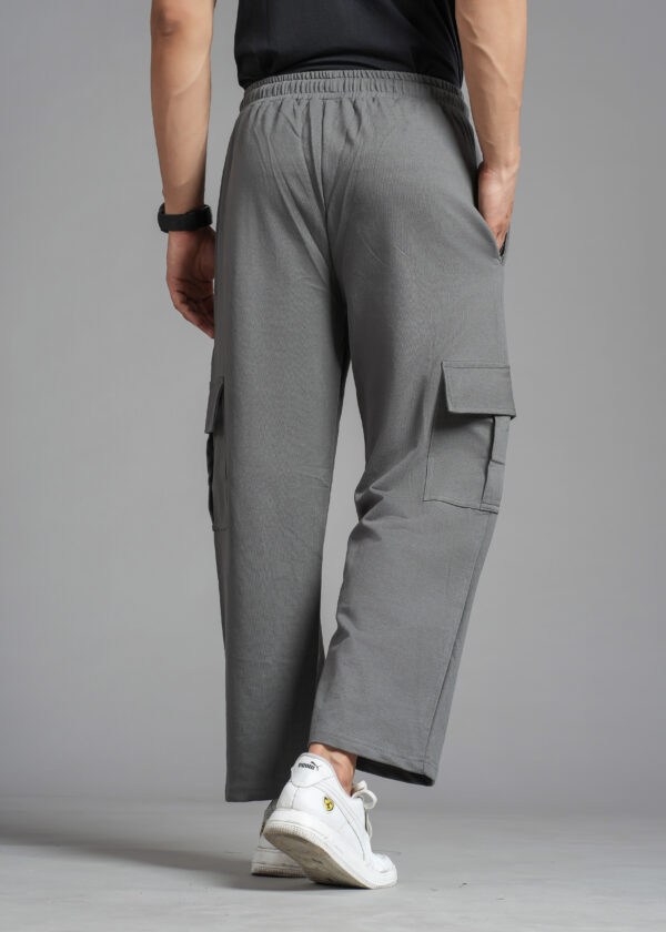 Grey Color Cargo Jogger - Image 2