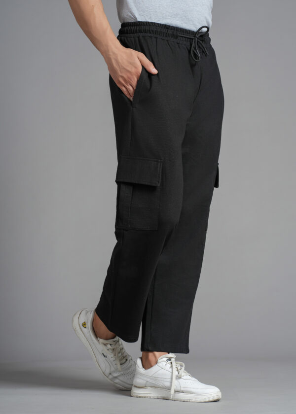 Black Color  Cargo joggers - Image 5