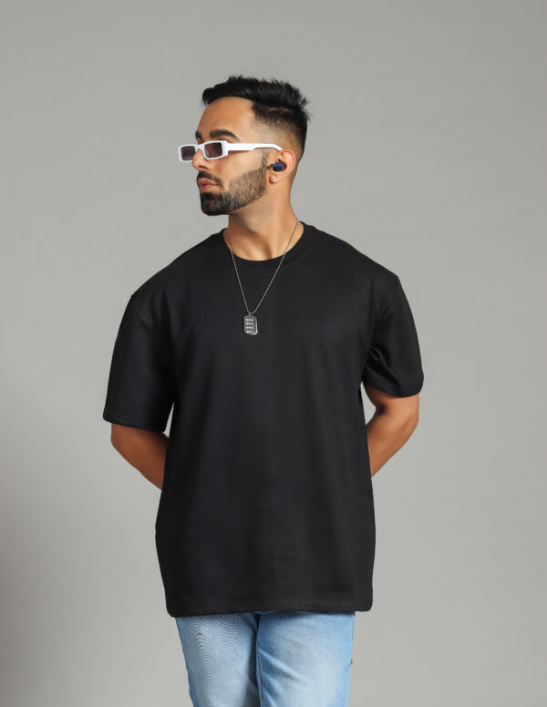 Black Color Oversized Tshirts