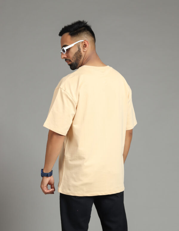 Cream Color Oversized Tshirts