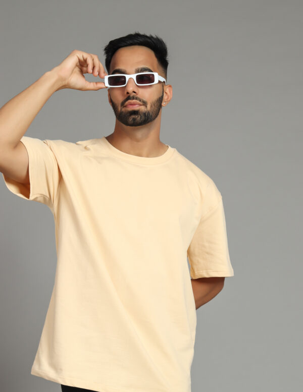 Cream Color Oversized Tshirts - Image 6