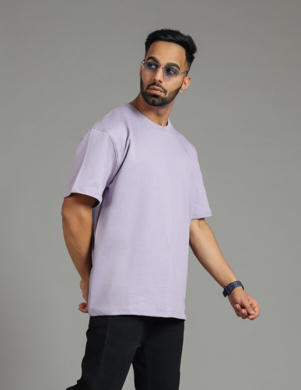 Lavender Color Oversize Tshirt - Image 2